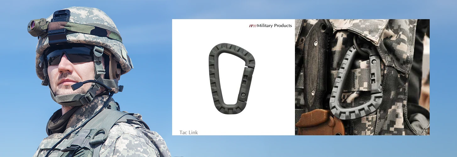 fibbie plastica militare